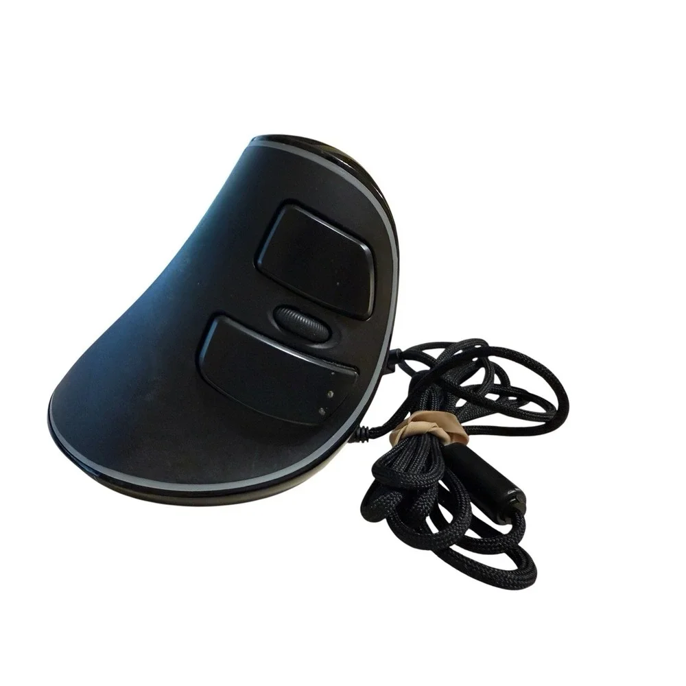 DeLUX M618 PLUS Ergonomic Vertical Mouse‎ USB Wired BLACK (RGB light)